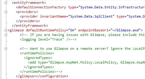 Glimpse in WebConfig
